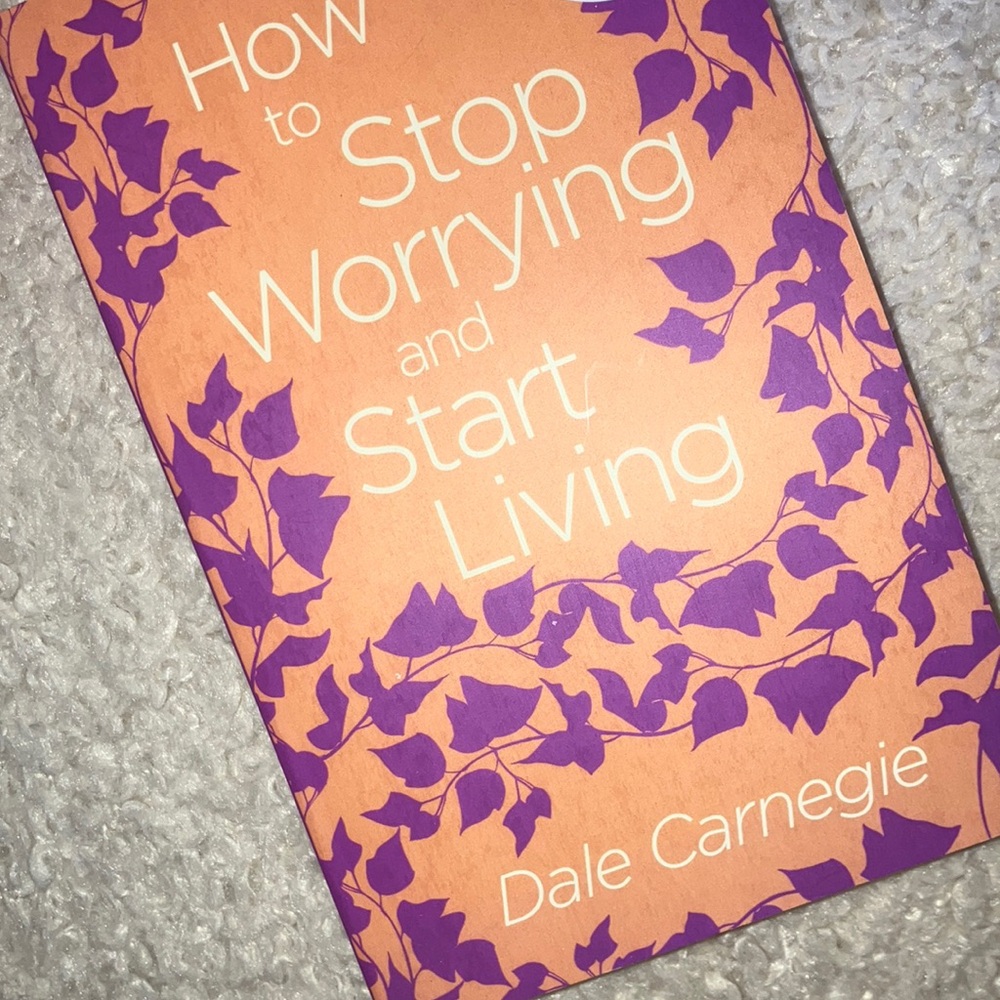 How to stop worrying and start living book by author Dale Carnegie